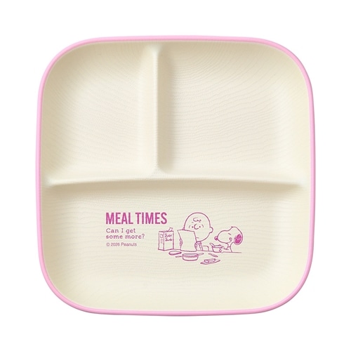 スヌーピー PEANUTS ワンプレート L PINK