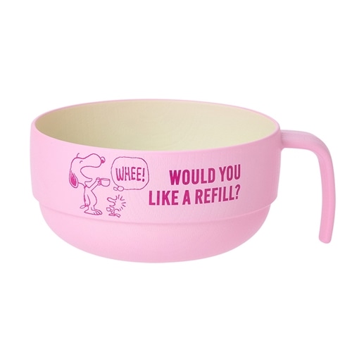スヌーピー PEANUTS スープマグ PINK