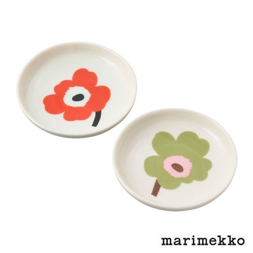 日本限定】marimekko マリメッコ Unikko プレートセット 8.5cm