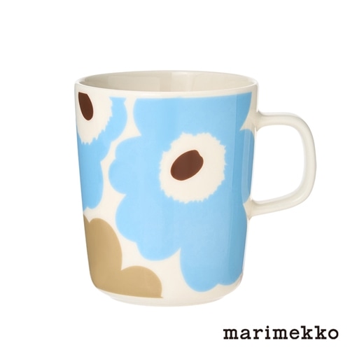 日本限定】marimekko マリメッコ Unikko マグカップ ライトブルー