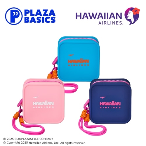 PLAZA BASICS HAWAIIAN AIRLINES ハワイアン航空 シリコンポーチ