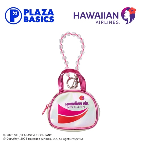 PLAZA BASICS HAWAIIAN AIRLINES ハワイアン航空 チャームポーチ BAG