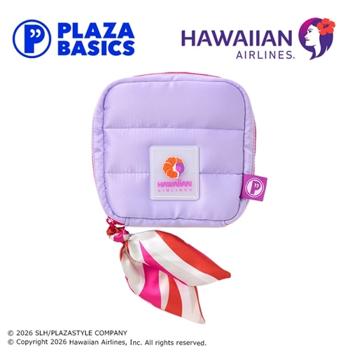 PLAZA BASICS HAWAIIAN AIRLINES ハワイアン航空 ガジェットポーチS