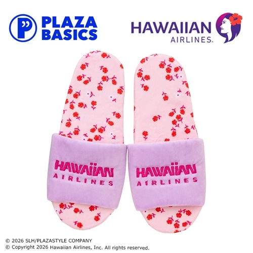 PLAZA BASICS HAWAIIAN AIRLINES ハワイアン航空 巾着付きトラベル