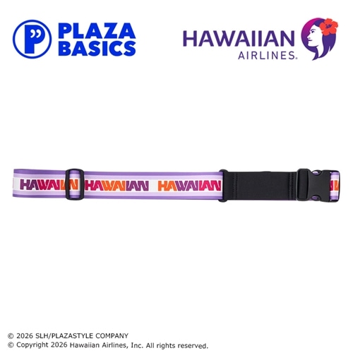 PLAZA ハワイアン航空　コラボ　ラゲージベルト　限定 PLAZA BASICS HAWAIIAN AIRLINES ハワイアン航空 バッグベルト