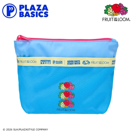 PLAZA BASICS FRUIT OF THE LOOM フルーツ オブ ザ ルーム 舟形ポーチ
