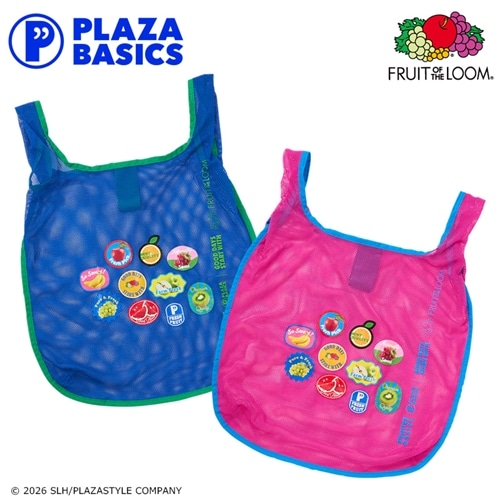 PLAZA BASICS FRUIT OF THE LOOM フルーツ オブ ザ ルーム メッシュエコバッグ