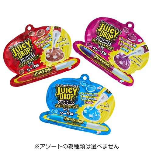 Bazooka Candy バズーカキャンディ ジューシードロップグミ ※アソートの為種類は選べません