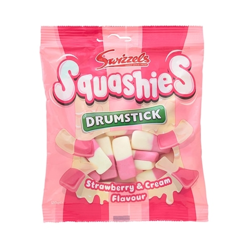 Swizzels スイツェル  スクアッシー (ストロベリー＆クリーム味)