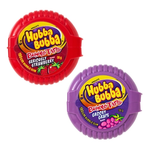 リグレー Hubba Bubba  バブルテープ ガム（ストロベリー・グレープ）