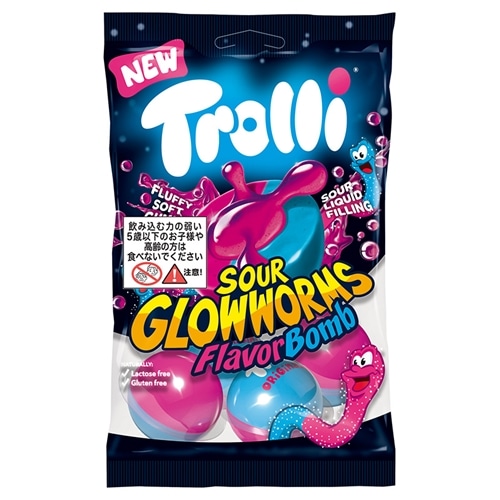 Trolli トローリ フレーバーボム サワーグローワームス