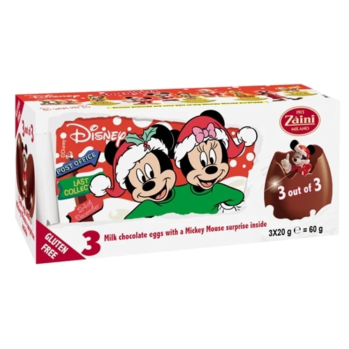 Zaini ザイーニ チョコエッグ Disney ミッキー＆フレンズ クリスマス