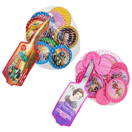 Disney ディズニー ネット入り コインシェイプチョコレート