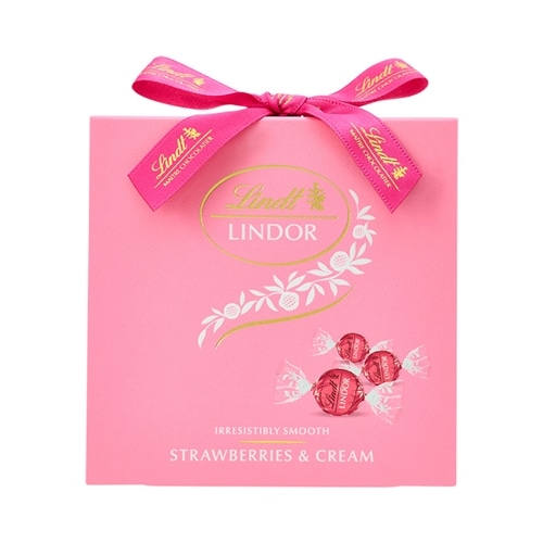Lindt リンツ リンドール ストロベリー ギフト 3個入り(ストロベリー