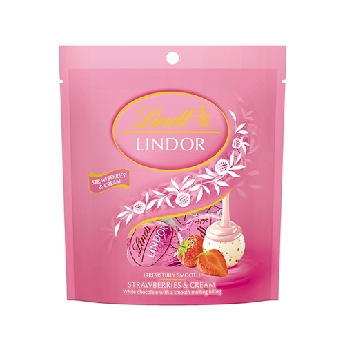 Lindt リンツ リンドール  ストロベリーパック 3個入り