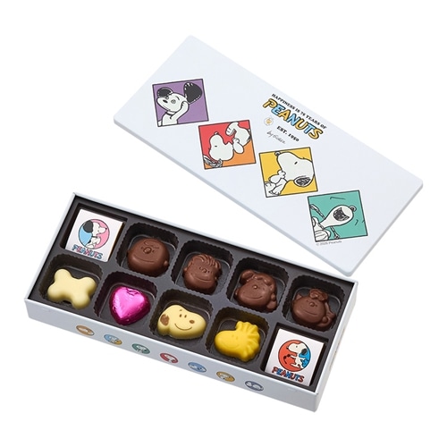 スヌーピー PEANUTS レクタングルチョコ缶(チョコレート): 通常