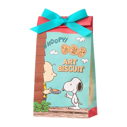 スヌーピー PEANUTS アート ビスケットバッグ