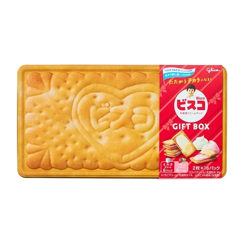 ぴことこ（感謝） グリコ ビスコ ギフトボックス(ビスケット): 通常| プラザオンラインストア
