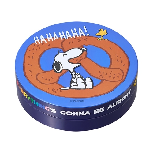 スヌーピー PEANUTS エウレカ プレッツェル缶