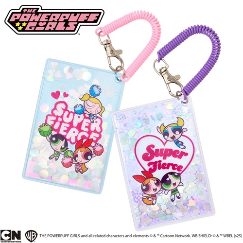 THE POWERPUFF GIRLS パワーパフ ガールズ グリッターパスケース