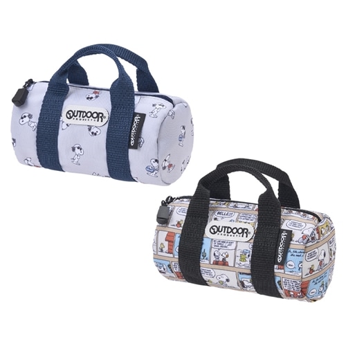 スヌーピー PEANUTS OUTDOOR PRODUCTS アウトドアプロダクツ  ロールボストン型ペンケース