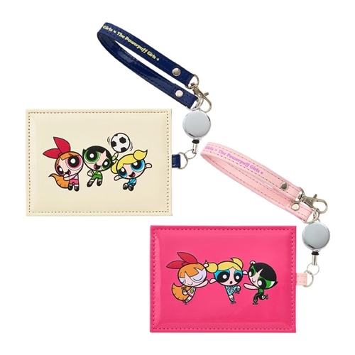 THE POWERPUFF GIRLS パワーパフ ガールズ パスケース(アイボリー