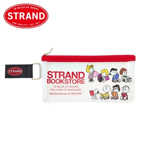 スヌーピー PEANUTS ストランド・ブックストア クリアケースM
