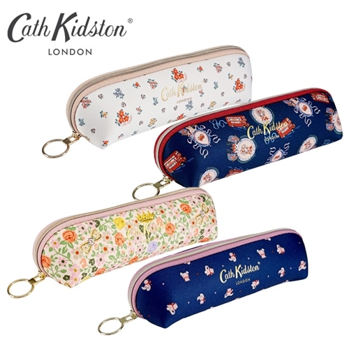 Cath Kidston キャスキッドソン ペンケース(ボタンブロックフローラル
