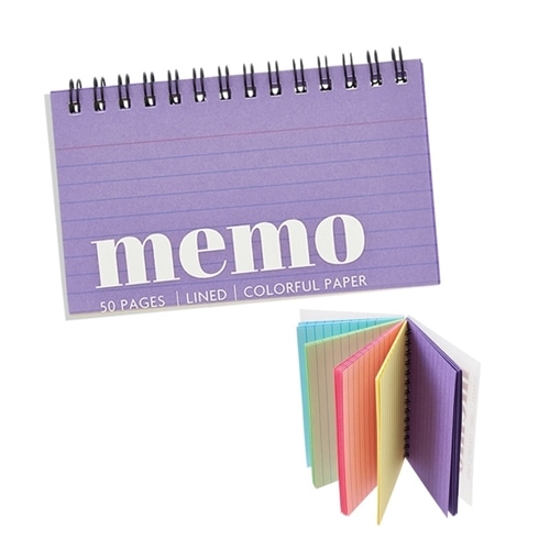 カラフルリングメモパッド
