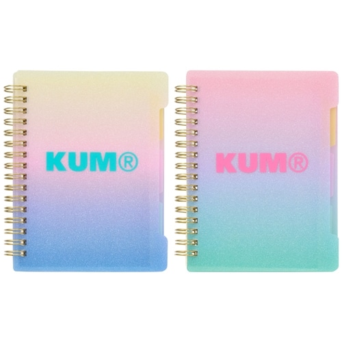 グクミン、ノート KUM クム スパークルインデックスノートA6(グリーン): 通常