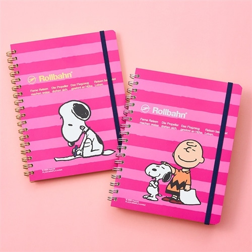 スヌーピー PEANUTS ロルバーン ポケット付メモ L