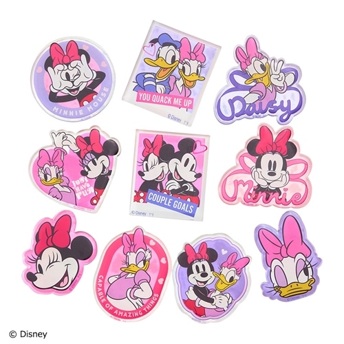 Disney（ディズニー）シークレットアクリルステッカー ピンク※種類は