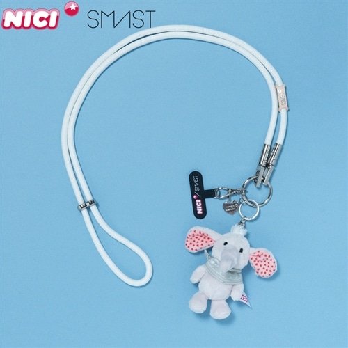 SMAST スマスト NICI ニキ モバイルストラップ ラメ エレファント