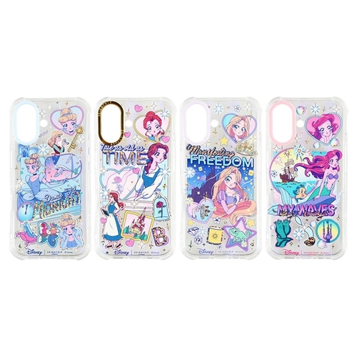 iPhoneケース ディズニー SKINNYDIP スキニーディップ ディズニープリンセス iPhone16用ケース
