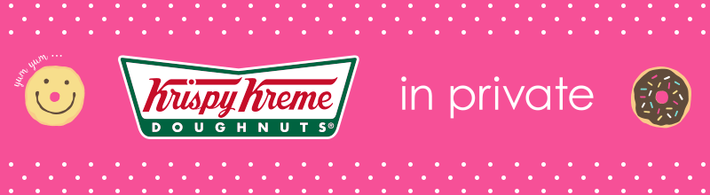 Krispy Kreme doughnuts meets in private