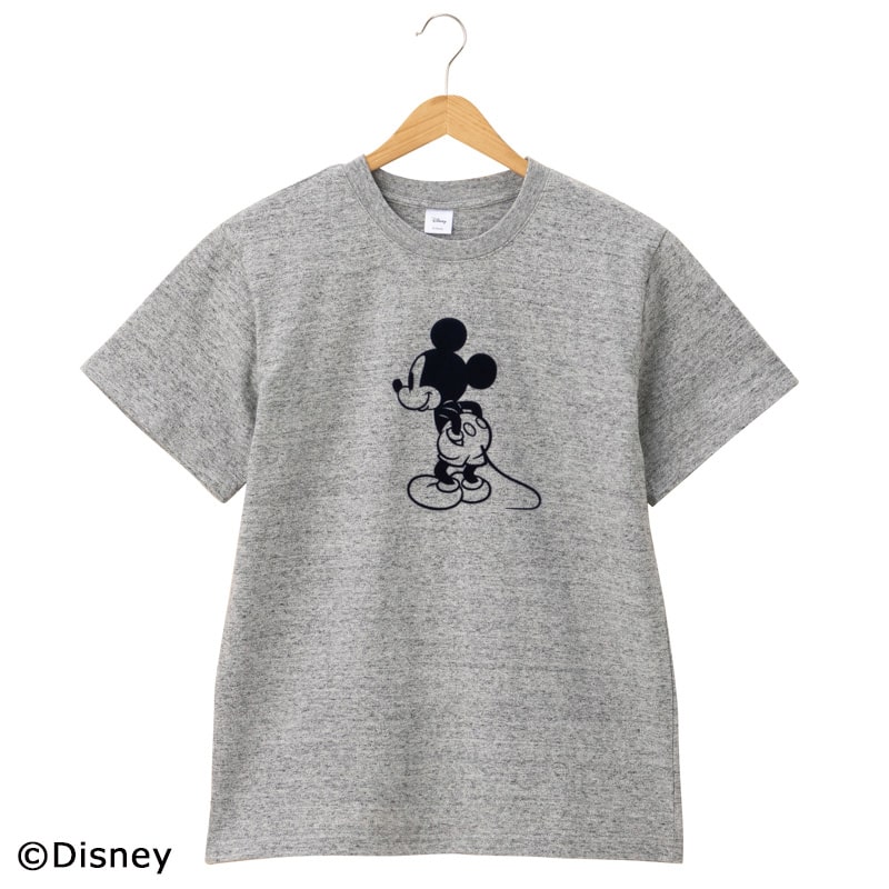 Disney ミッキー/フロッキープリントTシャツ